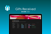 Notion Gift Tracker, an App Template by Ardent Workshop (Thumbnail 7 of 10)