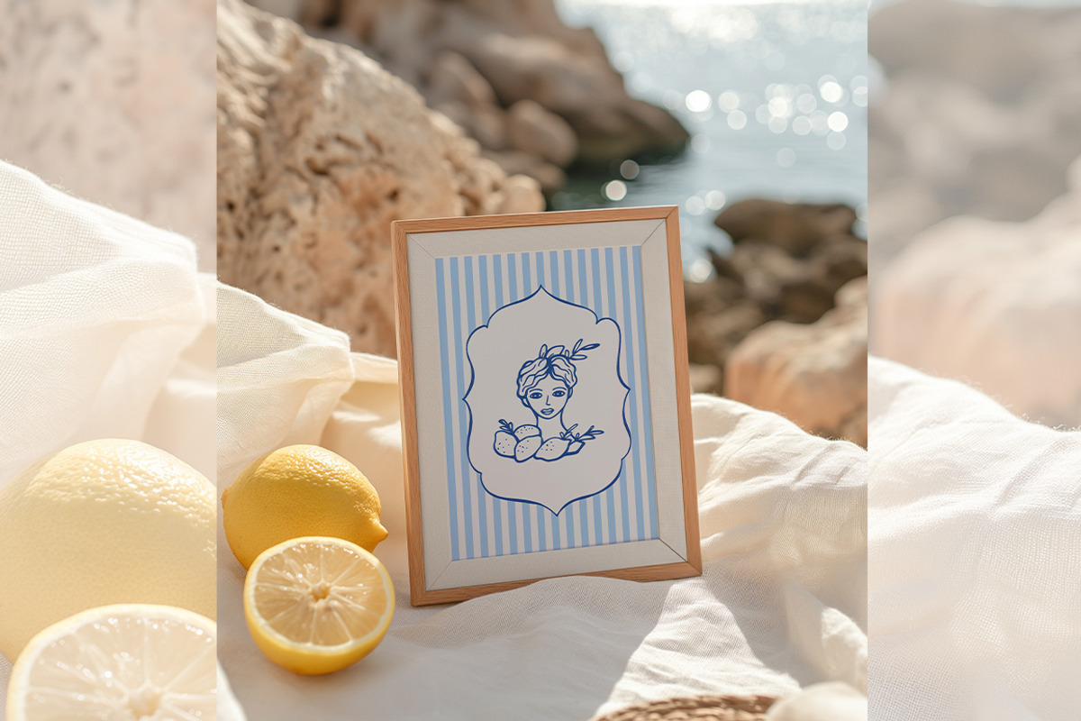 Mediterranean Summer Whimsical Set, an Object Illustration by ViktoriyaD (Photo 4 of 16)