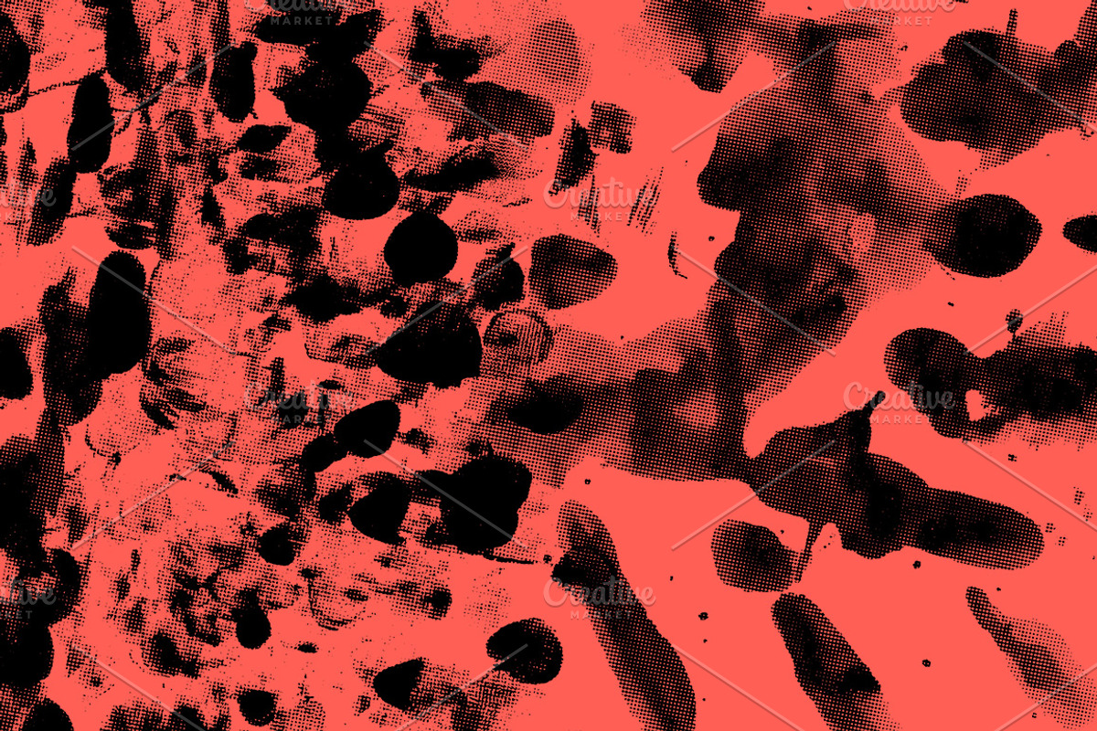Halftone Paint Textures #2 preview 5