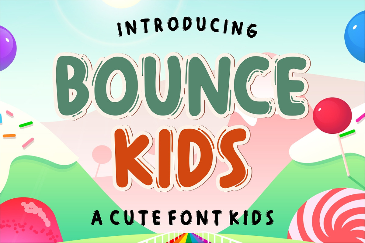 Bounce Kids, a Font by Limited.studio (Photo 1 of 6)