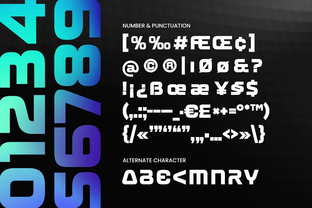 Backer - Modern Technology Logo Font, a Sans Serif Font by TokoPress (Photo 11 of 12)