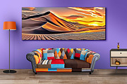 oil painting panorama of the desert, a Background Graphic by AAN Seamless Shop (Thumbnail 4 of 6)