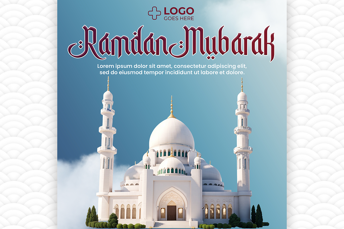 Ramadan Mubarak posts, a Social Media Template by AyyazMomin (Photo 7 of 7)
