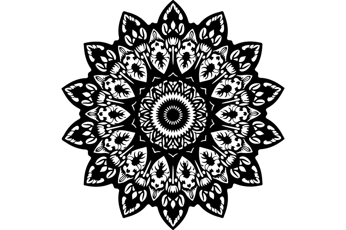 Black Mandala Bundle, an Object Graphic by Designer_Momina (Photo 3 of 7)