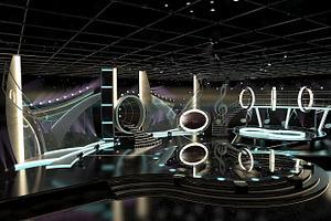 TV Studio Entertainment Set 1