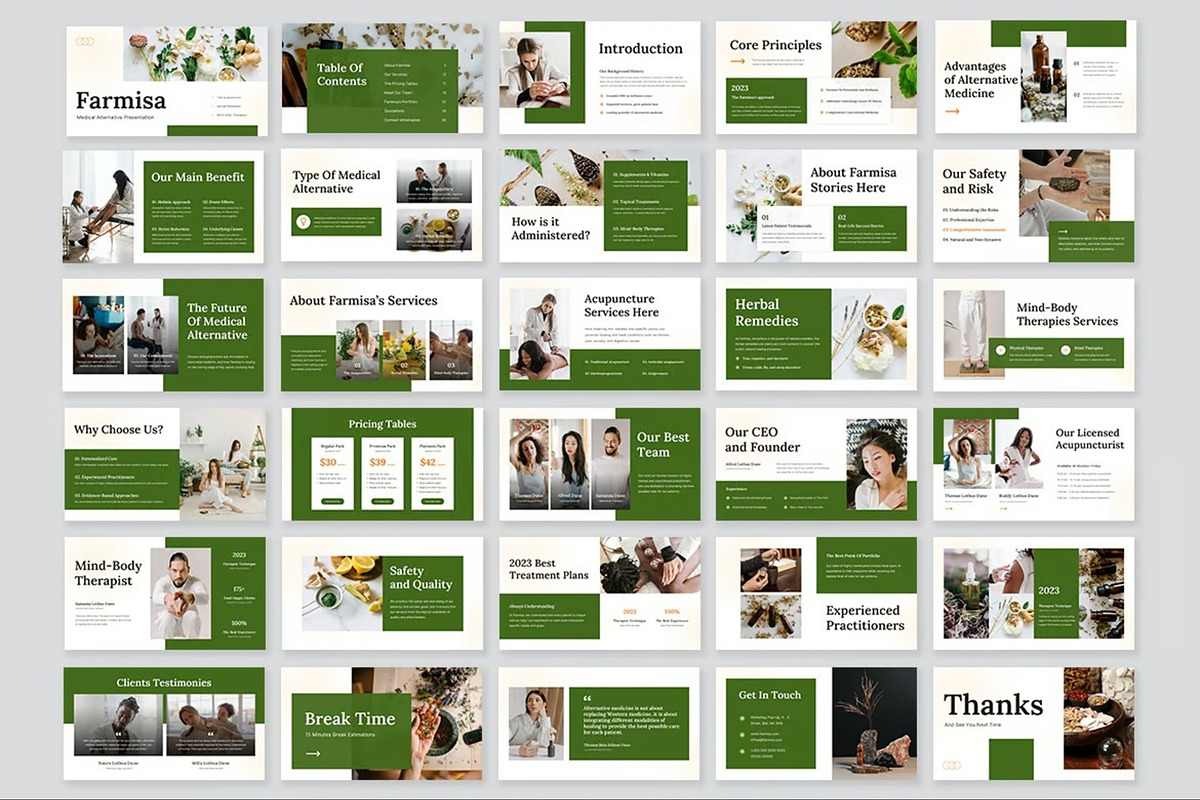 Medical Alternative Powerpoint, a Presentation Template by Fit-tee (Photo 2 of 10)