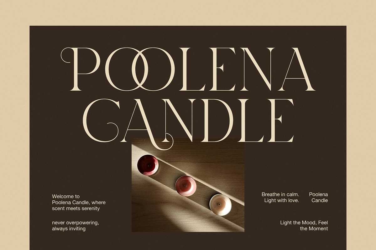 Rioka Stylish Serif Font, a Serif Font by Elegant Font (Photo 3 of 8)