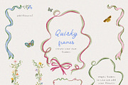 Hand-drawn quirky whimsy flowers, a Decorative Illustration by Grace Noboa Illustrations (Thumbnail 7 of 12)