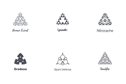 Logo Creator Triangle Shapes Edition, a Branding & Logo Template by Reshapely (Thumbnail 10 of 14)
