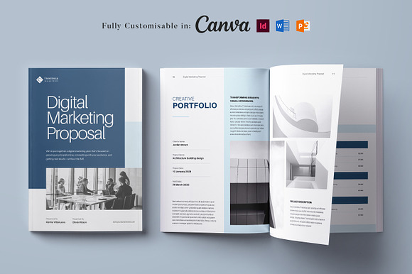 Digital Marketing Proposal, Canva preview 7