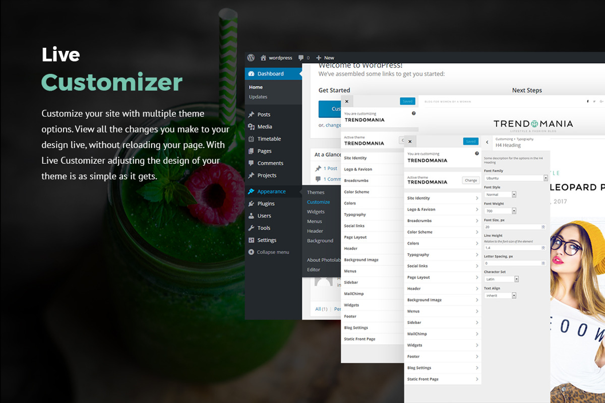 Trendomania-Lifestyle & Fashion Blog, a WordPress Template by Zemez (Photo 6 of 7)