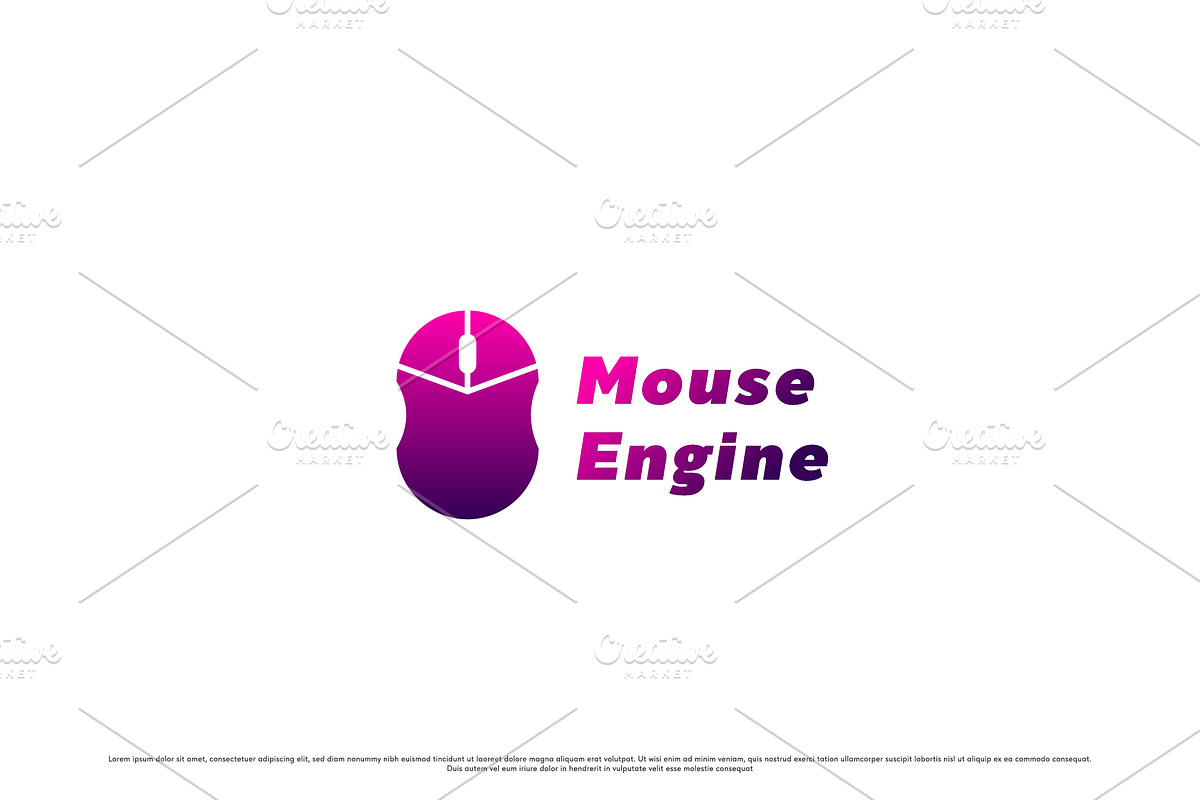 Mouse Computer Logo Design Icon, a Branding & Logo Template by Morvana Crew