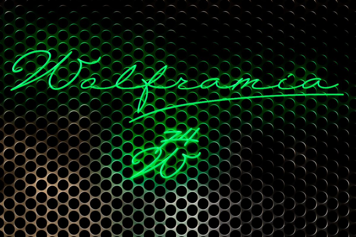 Wolframia font preview 6