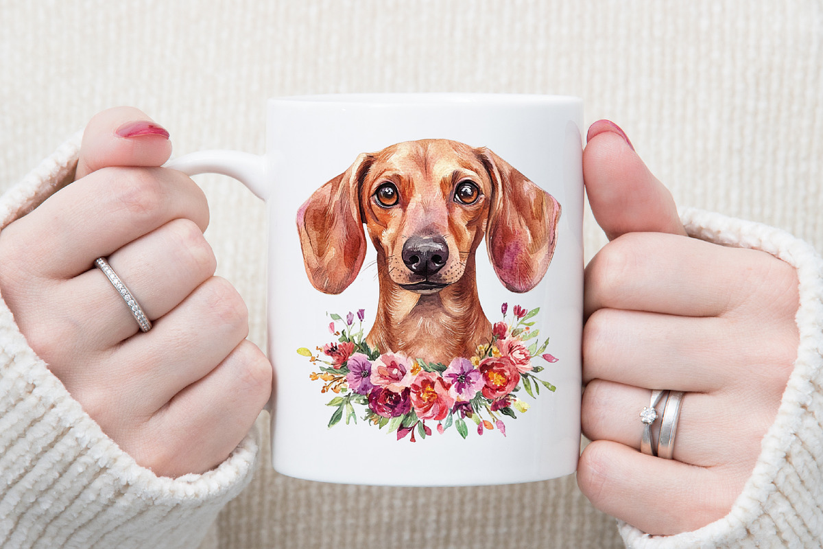 Dachshund Clipart Cozy Dog Png, an Illustration by Sublimation Artist (Photo 5 of 6)