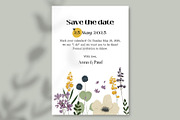 Wedding collection handdraw florals, a Stationery Template by kreart (Thumbnail 4 of 8)