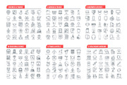 Outline Icons Pack, an Outline Icon by Kalash (Thumbnail 3 of 5)