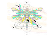 Ethnic Collection: Dragonfly, an Animal Illustration by ArtoJoy (Thumbnail 2 of 5)