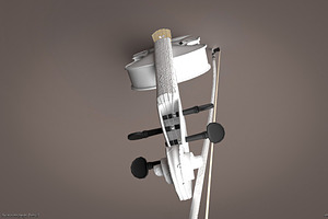 Violin 3d Model Game Ready