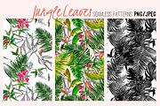 Jungle Leaves. Watercolor Set, a Pattern Graphic by Irina Dolgikh (Thumbnail 2 of 8)