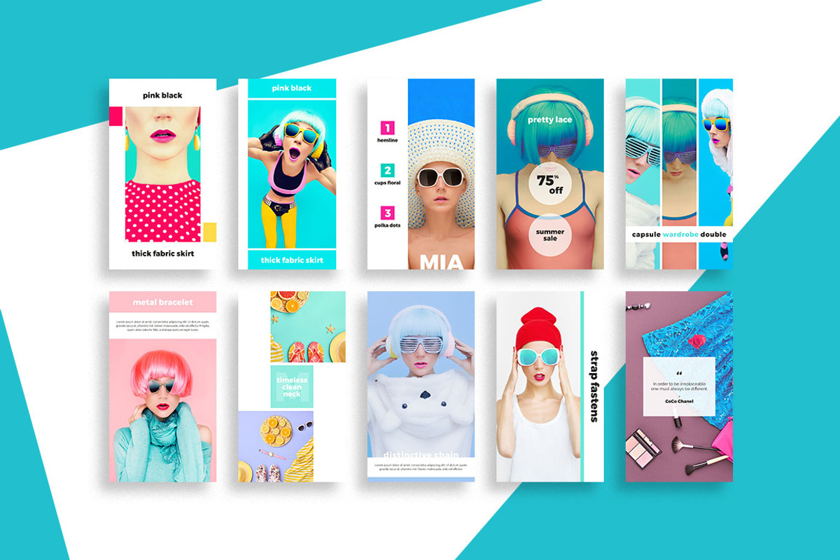 Mia Instagram Stories Pack, a Social Media Template by SlideStation (Photo 3 of 9)
