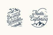Adventure Mountain Labels, an Illustration by tetiana.svirska (Thumbnail 12 of 17)