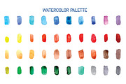 №13 Color Palette Watercolor, set 1, a Texture Graphic by Rasveta (Thumbnail 2 of 2)