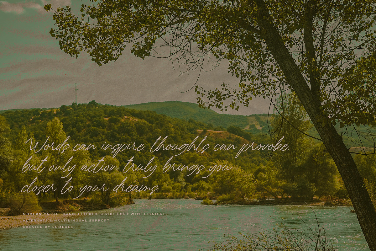 Golden Melody, a Script Font by MJB Letters (Photo 3 of 10)