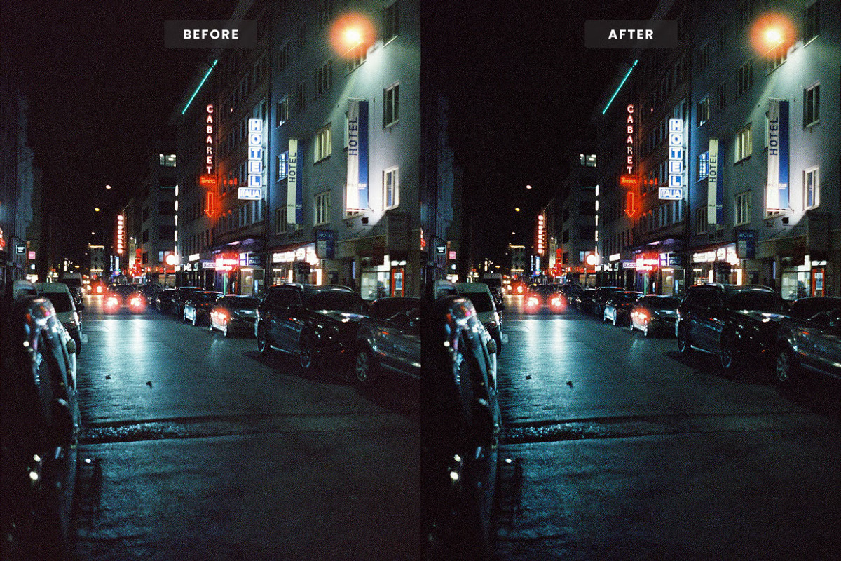 Night Film Lightroom Presets, a Preset Add-On by Brand Earth (Photo 3 of 4)