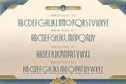 Decondol Art Deco Typeface, a Sans Serif Font by alit design (Thumbnail 13 of 17)