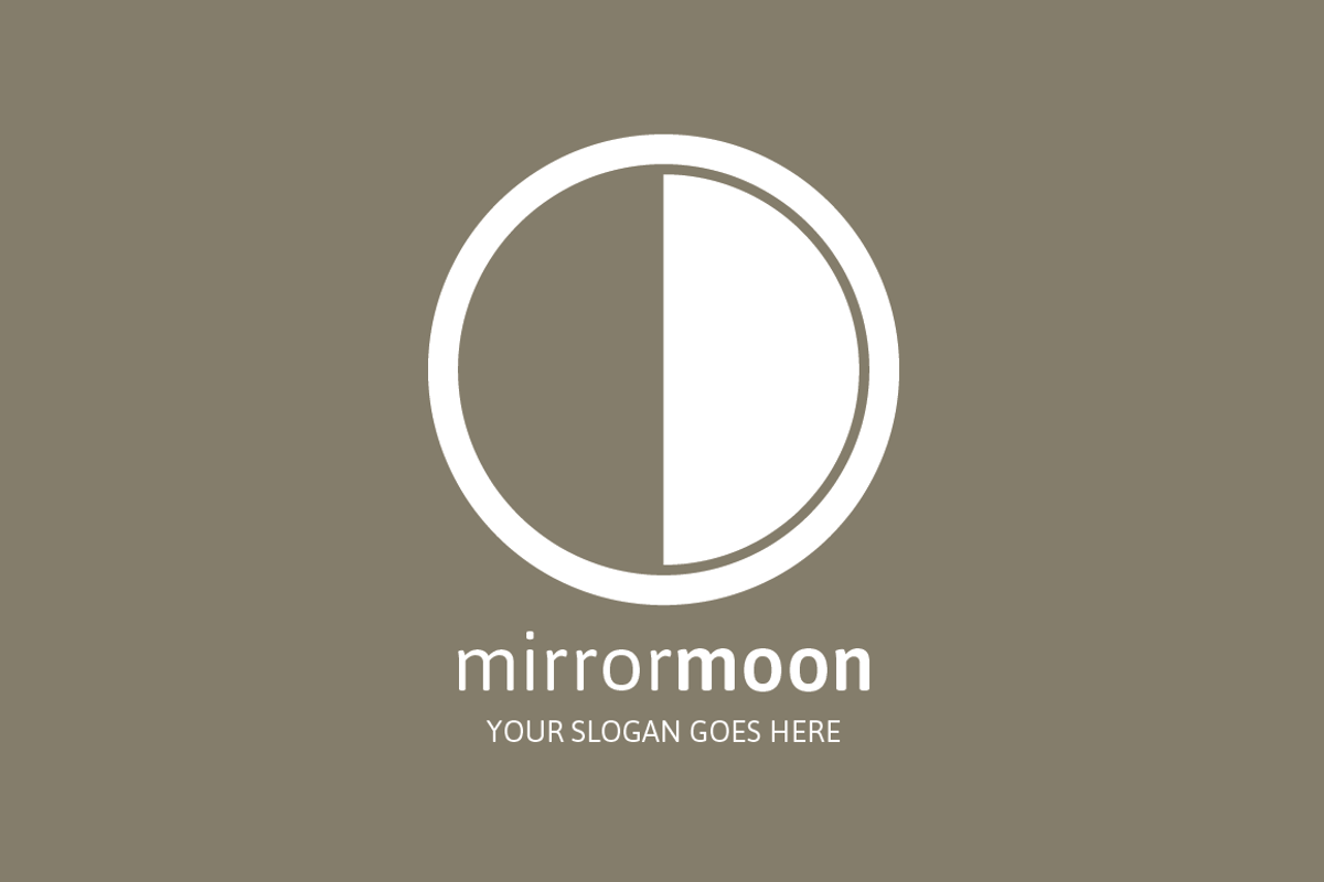 Mirror Moon Logo, a Branding & Logo Template by MLJ studios (Photo 3 of 3)