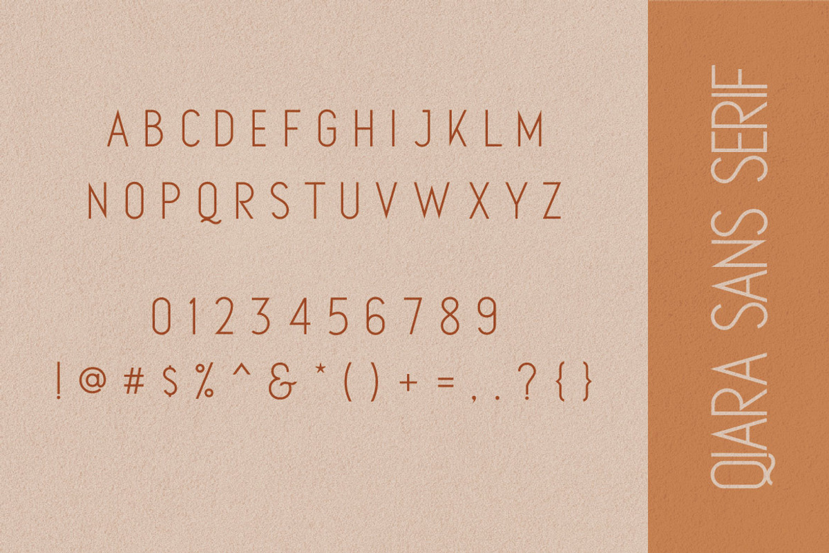 Qiara Font Duo, a Sans Serif Font by Almeera Std (Photo 2 of 15)