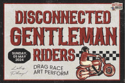 Outlaw Biker – Handmade Retro Font, a Slab Serif Font by Gassstype (Thumbnail 3 of 8)