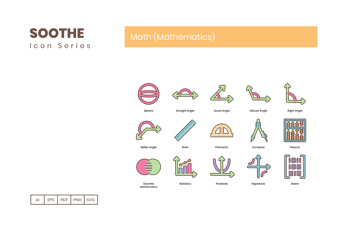 85 Math (Mathematics) Icons - Soothe, an Icon by Flat Icons (Photo 5 of 10)