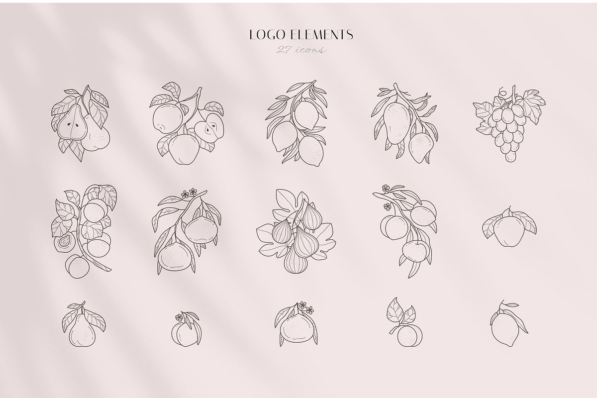Orchard logo elements and templates, a Graphic by Vasylyka (Photo 5 of 11)