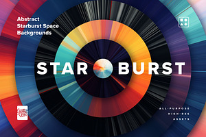 Abstract Starburst Backgrounds