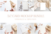 5x7 Card Mockup Bundle, a Product Mockup by ILoveMockupDesign (Thumbnail 1 of 13)