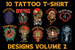 Tattoo T-shirt Bundle Vol.2