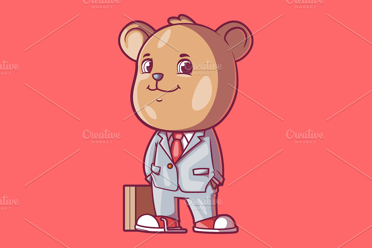 Working Bear!, a Work Illustration by pedrors