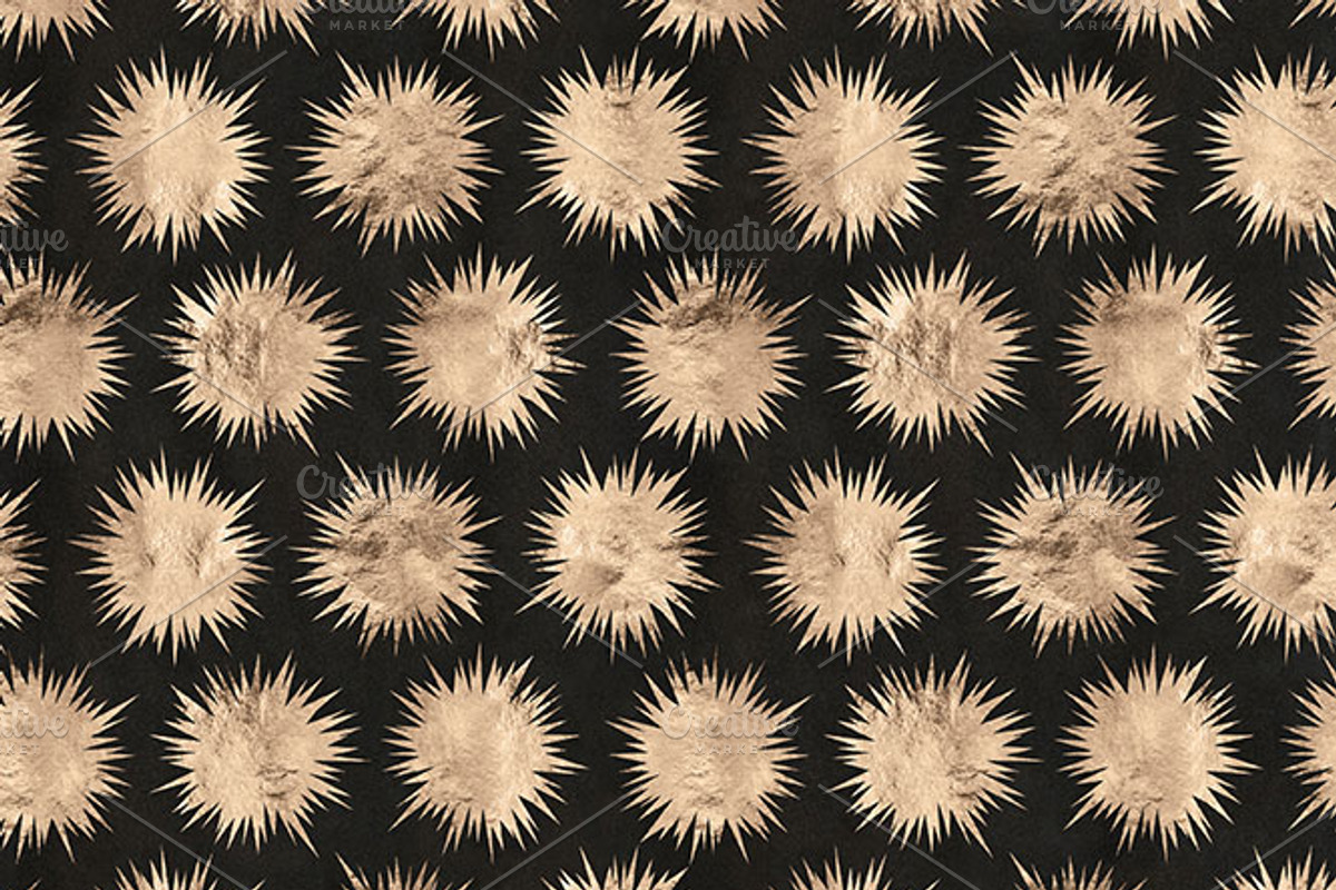 Rose Gold Leaf Digital Patterns preview 5