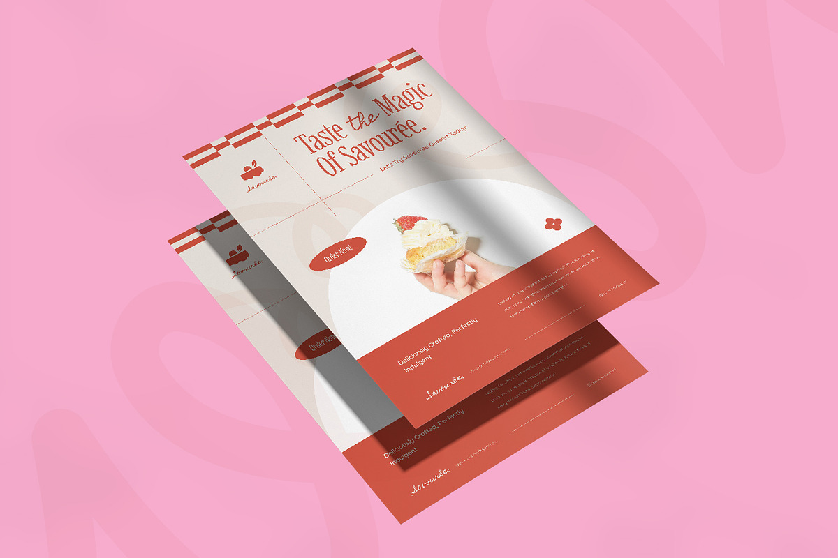 Taste The Magic of Savourée - Poster, a Poster Template by VUNIRA (Photo 3 of 3)