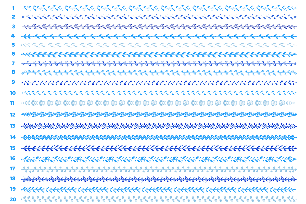 Branch&Leaf Illustartor Brushes, a Brush Add-On by ComelyPics Shop (Photo 2 of 6)