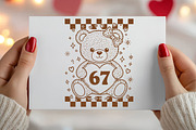 67 Valentines Teddy SVG, Valentine, an Illustration by Canvas Craft (Thumbnail 5 of 7)