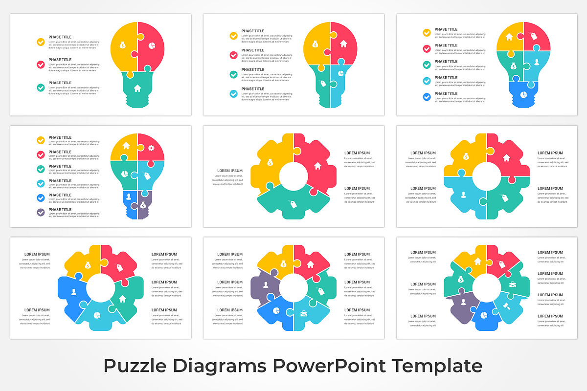 Puzzle Infographics PowerPoint, a Presentation Template by GraphicStan (Photo 8 of 13)