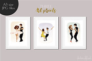 Mythical Dancing Couples, an Illustration by Fantom Fifi Art (Thumbnail 4 of 5)