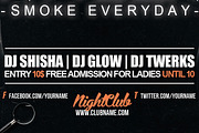 Hookah Glow | Flyer Template, a Flyer Template by GIGA-TEMPLATE (Thumbnail 9 of 9)
