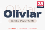 Oliviar Sans - Variable Fonts, a Sans Serif Font by Adam Fathony (Thumbnail 1 of 17)