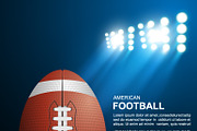 Illustration of American football, a Texture Illustration by S_design (Thumbnail 2 of 3)