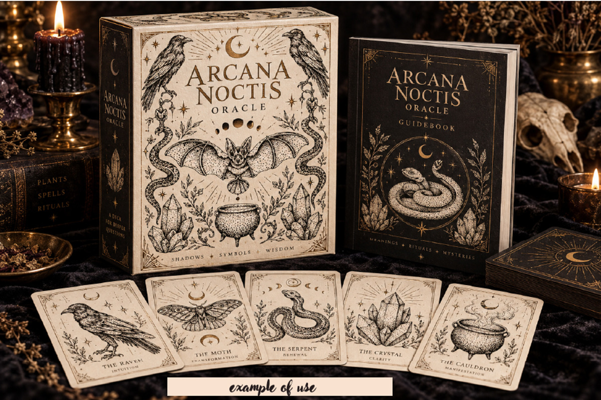 Witchcraft & Occult Vector, an Object Illustration by Elena Mykhailenko (Photo 7 of 7)
