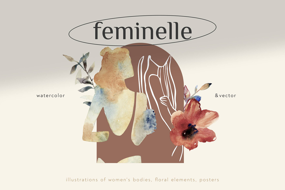 Women's bodies, Prints & Elements, an Object Graphic by yttadesign (Photo 1 of 18)