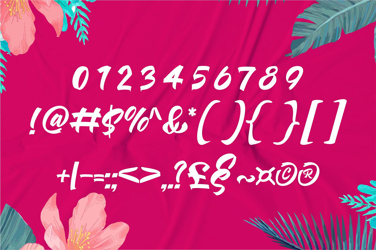 Summer Brush Script Brush Font, a Script Font by WhymoreArt (Photo 7 of 7)